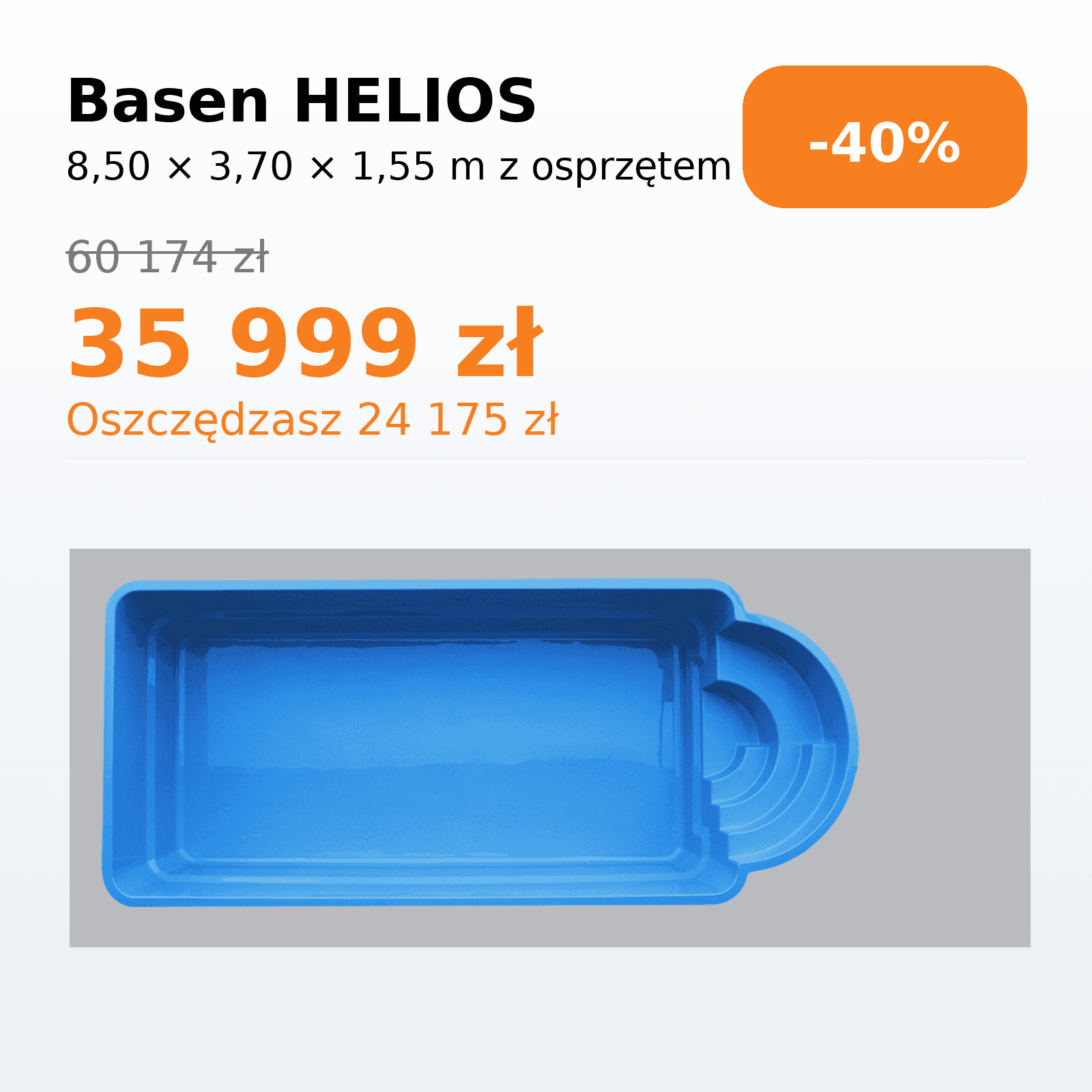 Helios 8.50 x 3.70 x 1.55 m