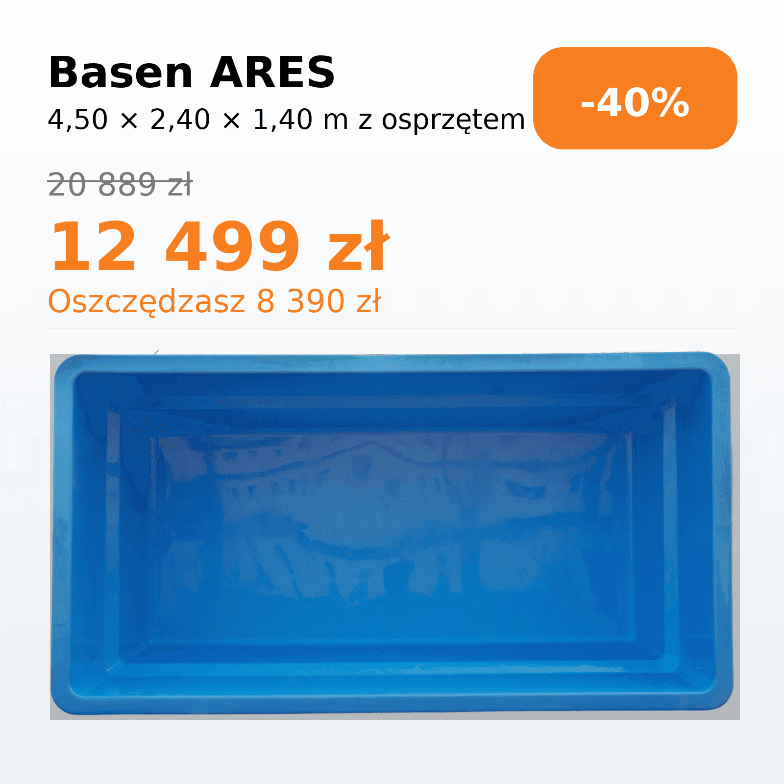 ares 4.50 × 2.40 × 1.40 m